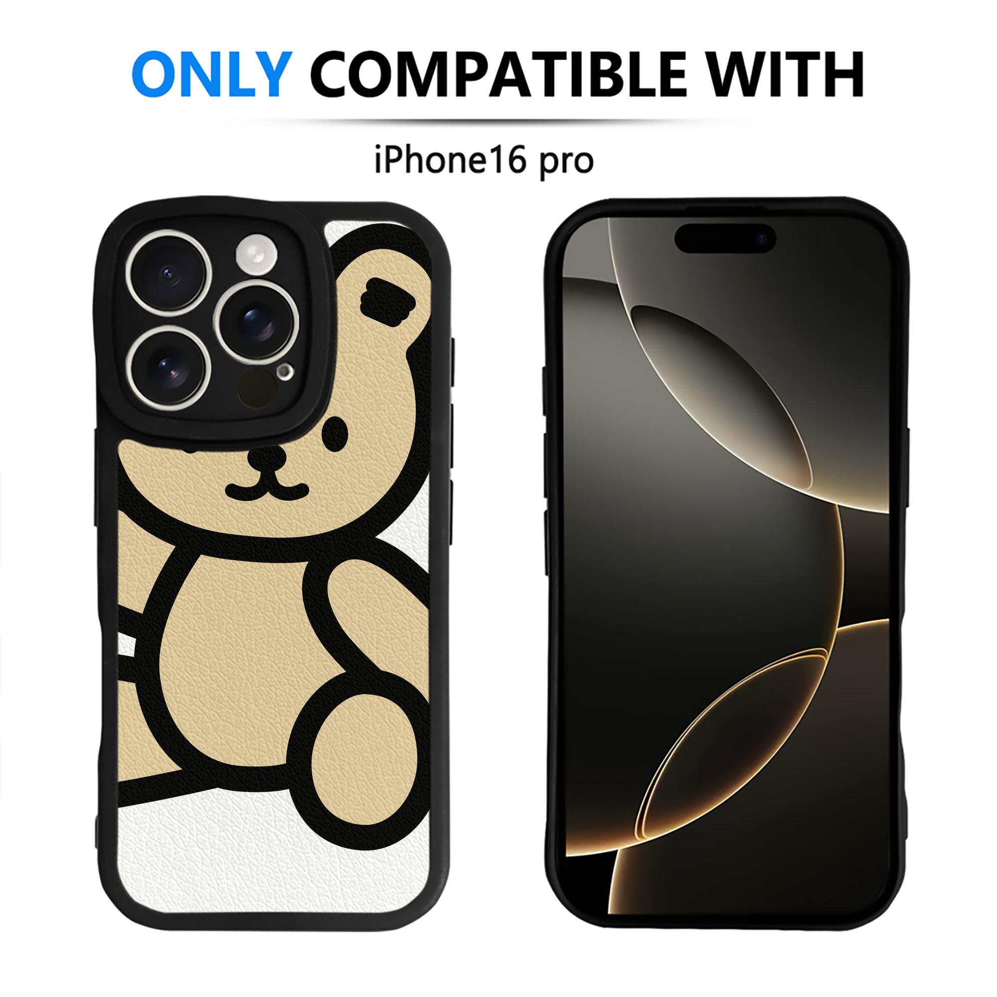 （画像用） Hello Kitty ハローキティ 【iPhone 16シリーズ対応】シリコンスマホケース（レザー調） 材質：シリコン